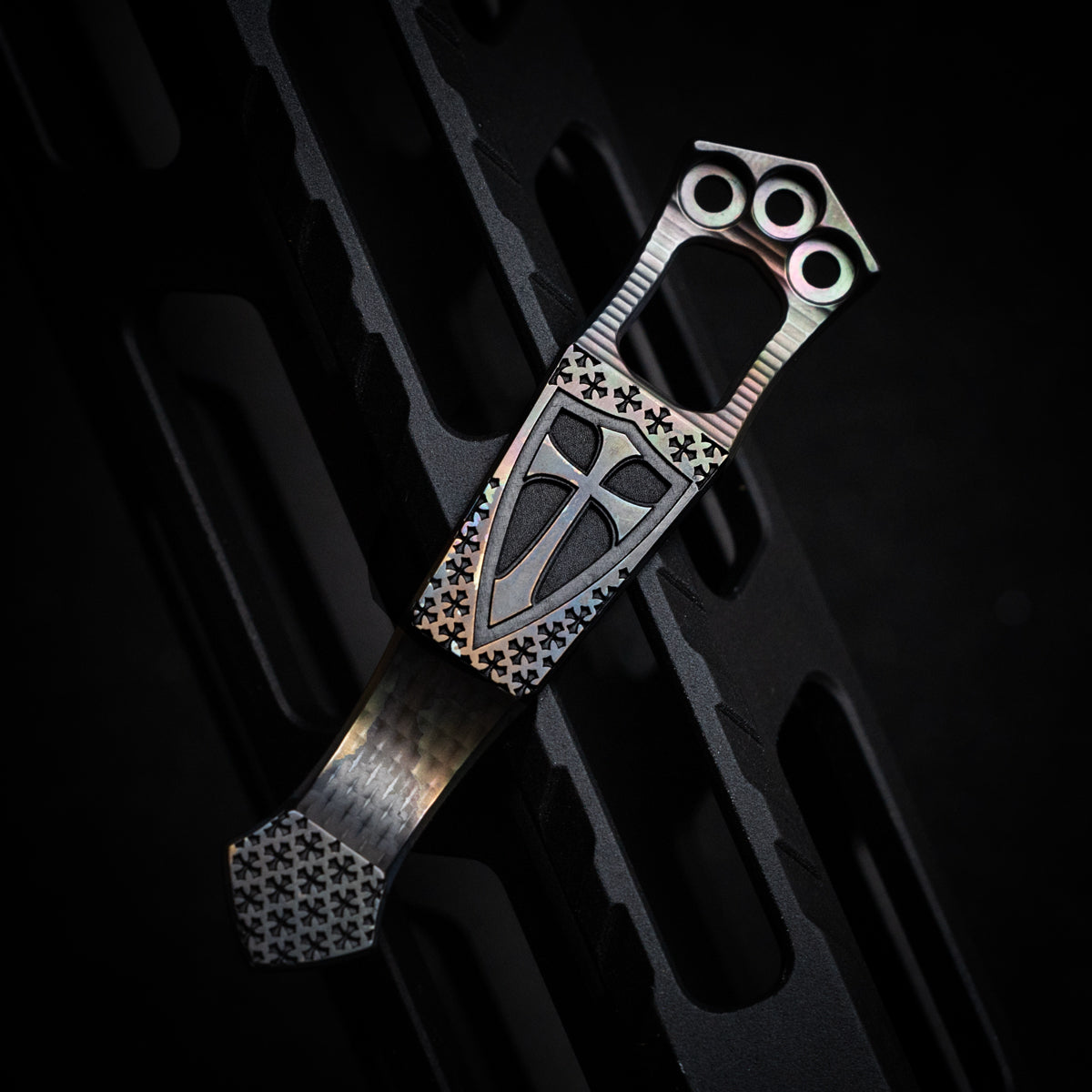 Steel Flame x Ti2 -- 3 Hole Crusader Clip (TRD) – Ti2 Design