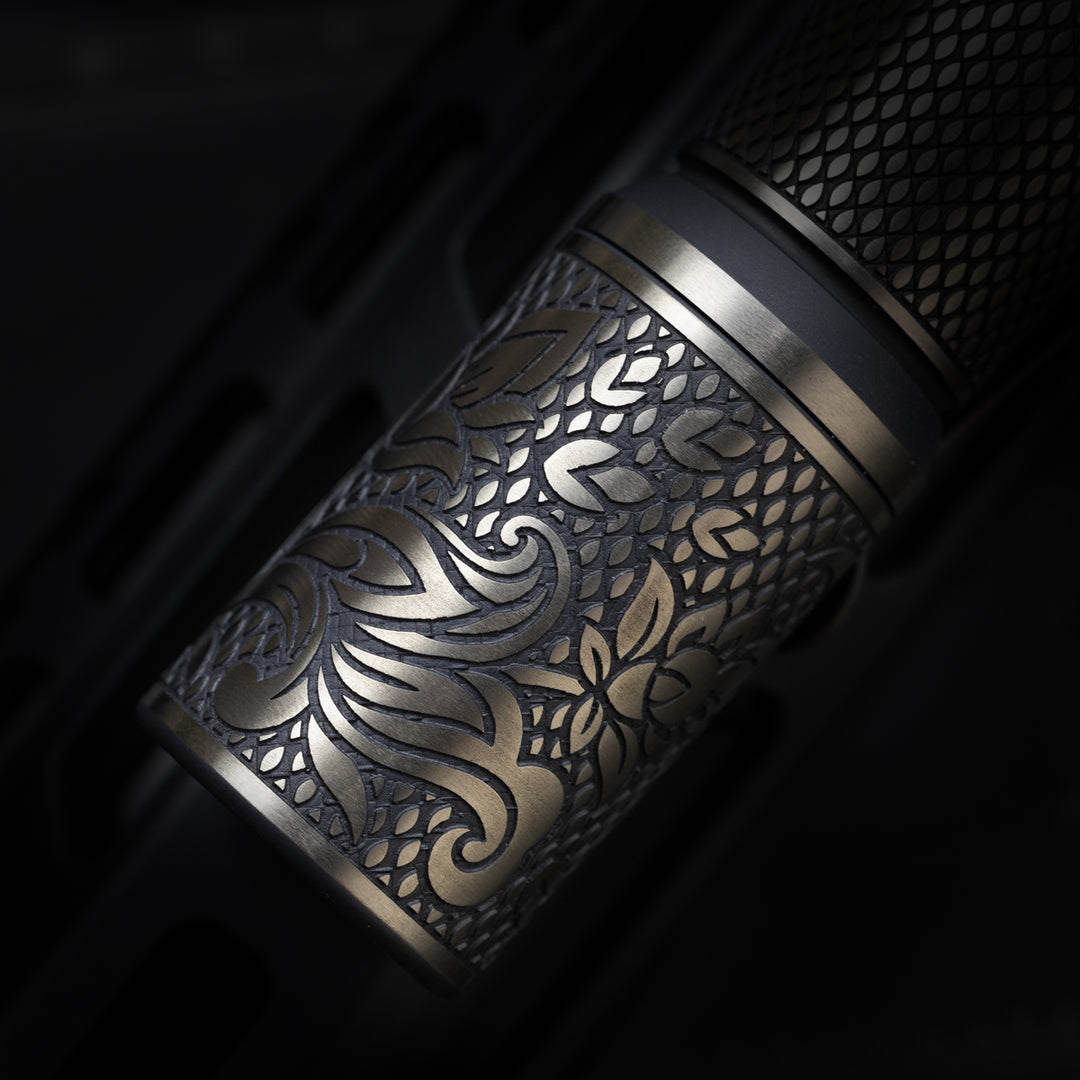 CWF Arcadian Flashlight - Checkered Paisley (FallOut TRD / Bronze Ano)