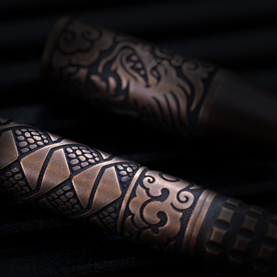 Copper TechLiner Grid Pen -- Hanzō LE (Acid Washed / Tumbled)