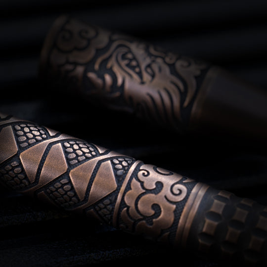 Copper TechLiner Grid Pen -- Hanzō LE (Acid Washed / Tumbled)