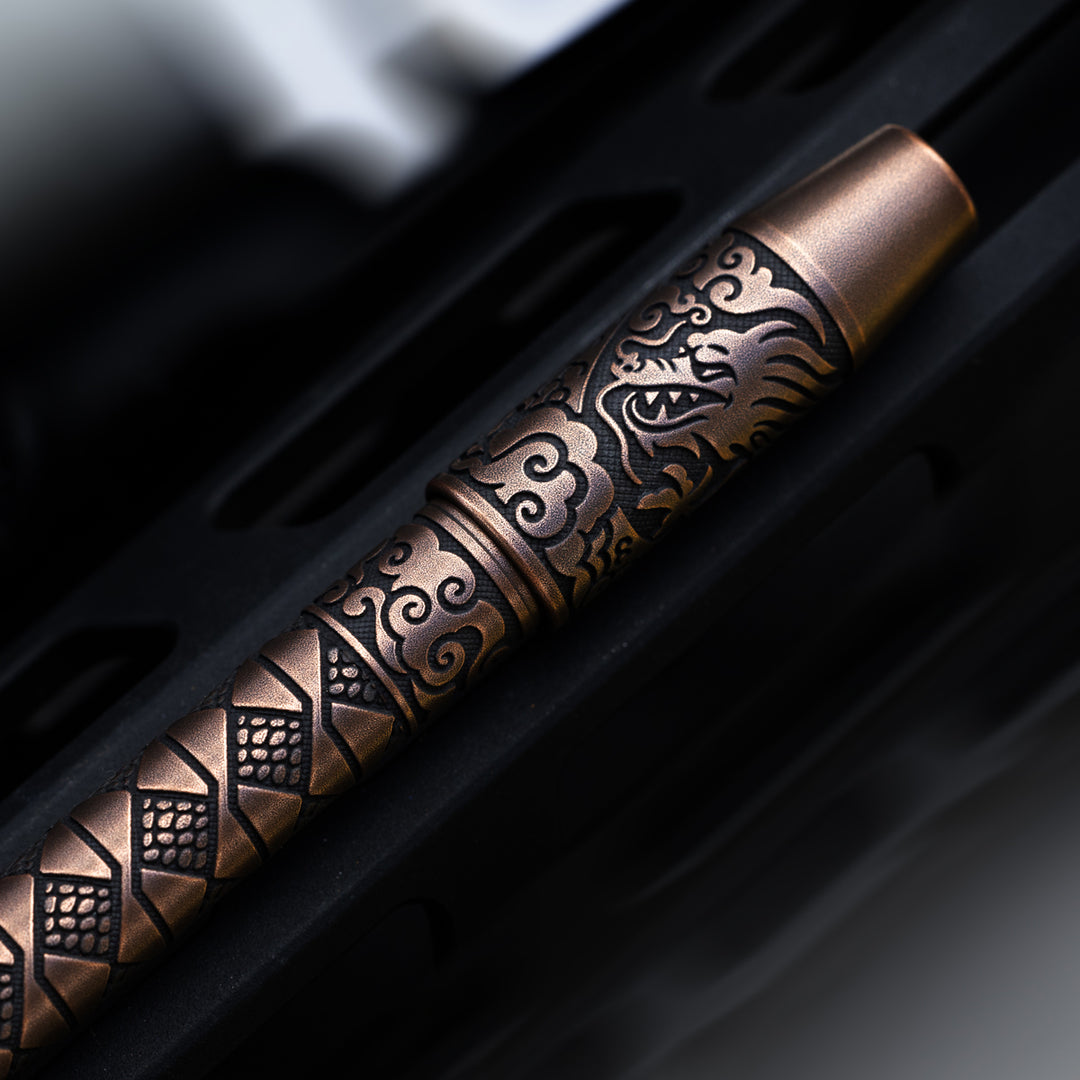 Copper TechLiner Grid Pen -- Hanzō LE (Acid Washed / Tumbled)