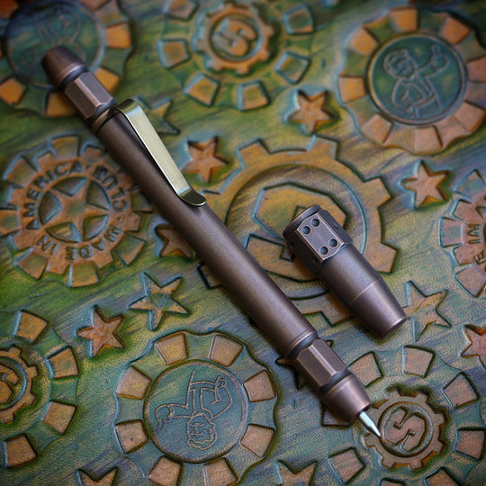 Copper TechLiner Die Cap Pen -- (Acid Washed)