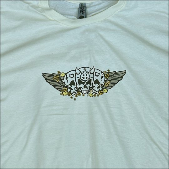 Winged Borka v2 T-Shirt - Cream