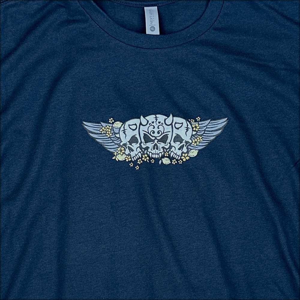 Winged Borka v2 T-Shirt - Navy