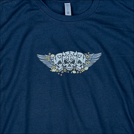 Winged Borka v2 T-Shirt - Navy