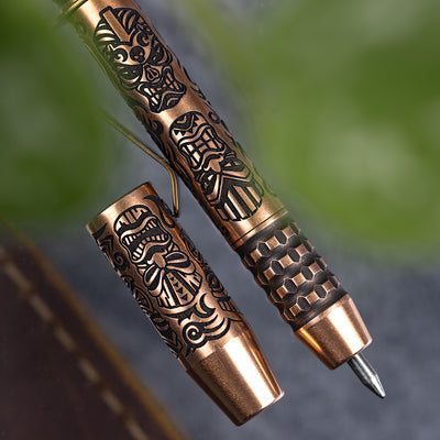 Copper TechLiner Grid Pen -- Tiki LE (Tumbled)