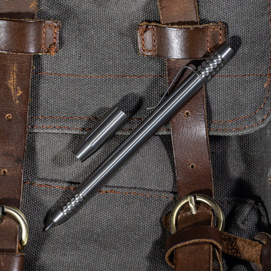 Titanium TechLiner Grid Pen -- (Burnished)